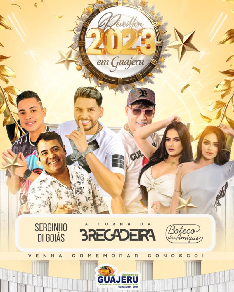 Prefeitura de Guajeru confirma atrações artísticas para o réveillon 2024