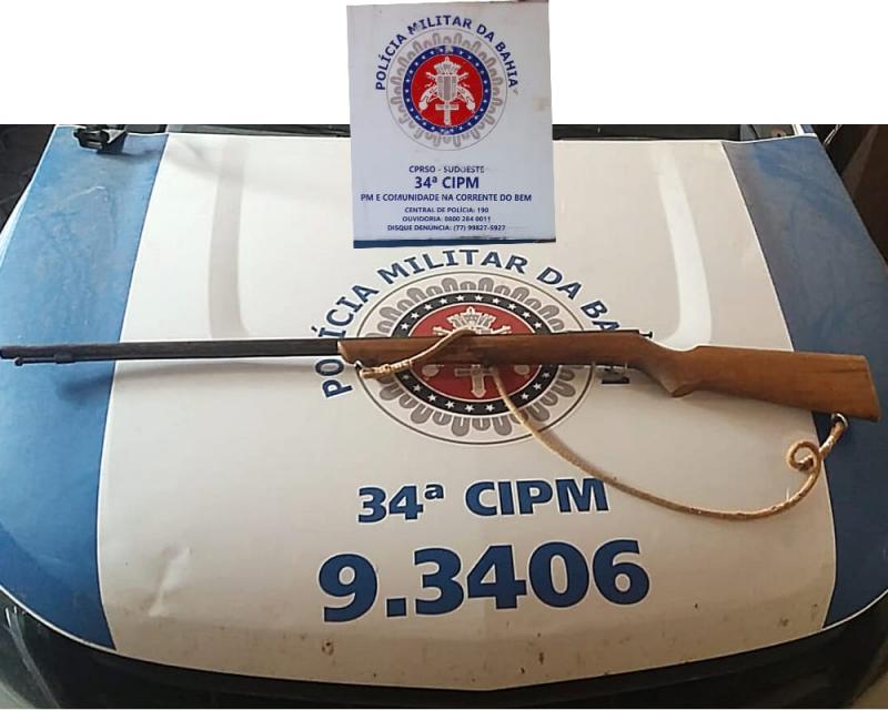 Ao presenciar a mãe sendo ameaçada, filho aciona a polícia para o próprio pai em Tanhaçu