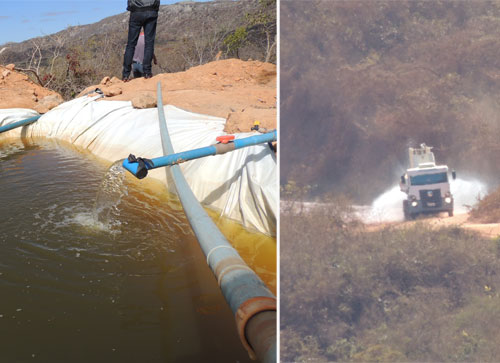 Licinio de Almeida: Moradores reclamam de desperdício de água em pleno período seca