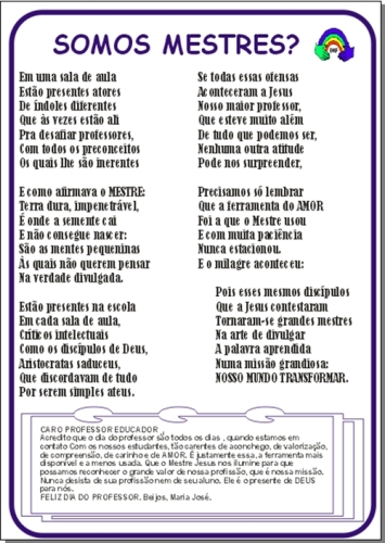 ENSF presta homenagem aos professores