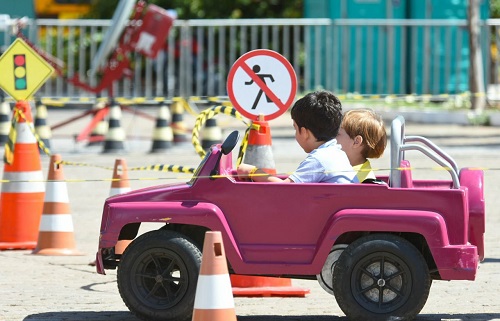 Ação do Detran: crianças de Guanambi aprendem noções de trânsito 