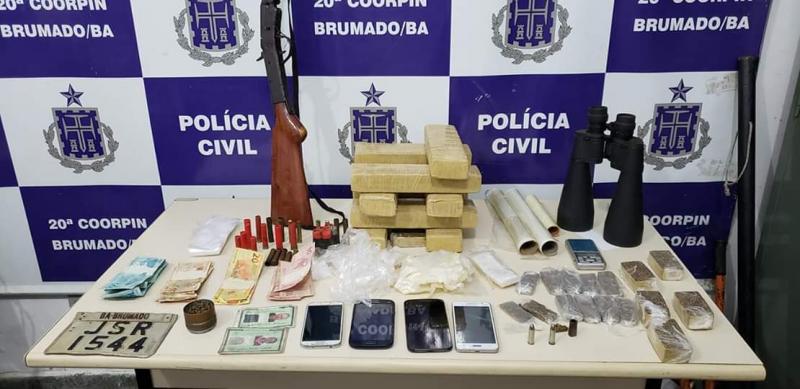 Brumado: Polícia Civil apreende grande quantidade de maconha