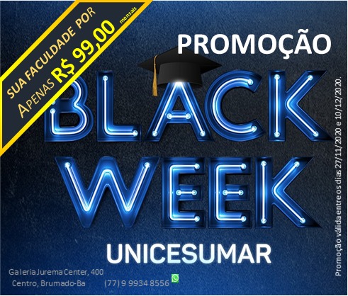 Brumado: Já pensou em fazer sua faculdade por apenas R$ 99,00