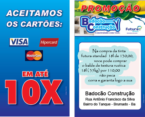 Promoção da semana no Badocão Construção