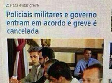 Páginas falsas na internet são usadas para desmobilizar PMs em greve