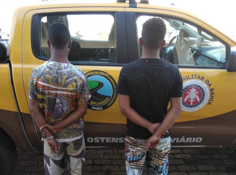 2 CIPRv Brumado: TOR Apreende indivíduos por roubo tentado às margens do anel viário