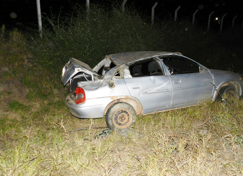 Ao retornar de velório família sofre acidente automobilístico