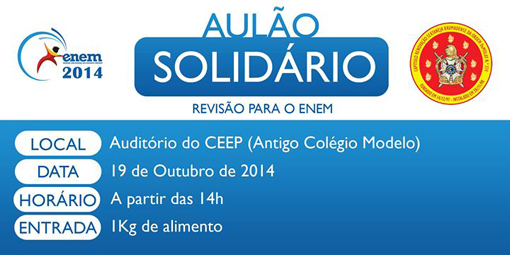 Ordem DeMolay realizará neste domingo Aulão Solidário