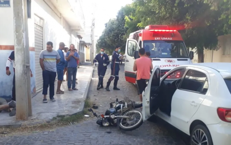 Motociclista é entubado após acidente em Guanambi; outro registro condutor teve dedo amputado