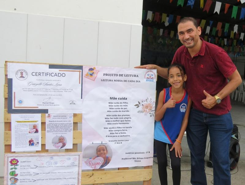 Brumado: Aluna da Escola Municipal Suzana Maria Guimarães foi premiada em concurso nacional de poesia