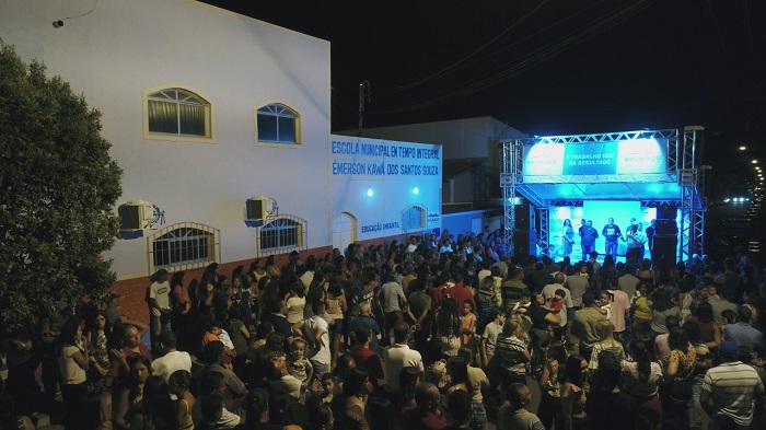 Inauguração da ETI Émerson Kawã dos Santos Souza contou com grande presença da população 