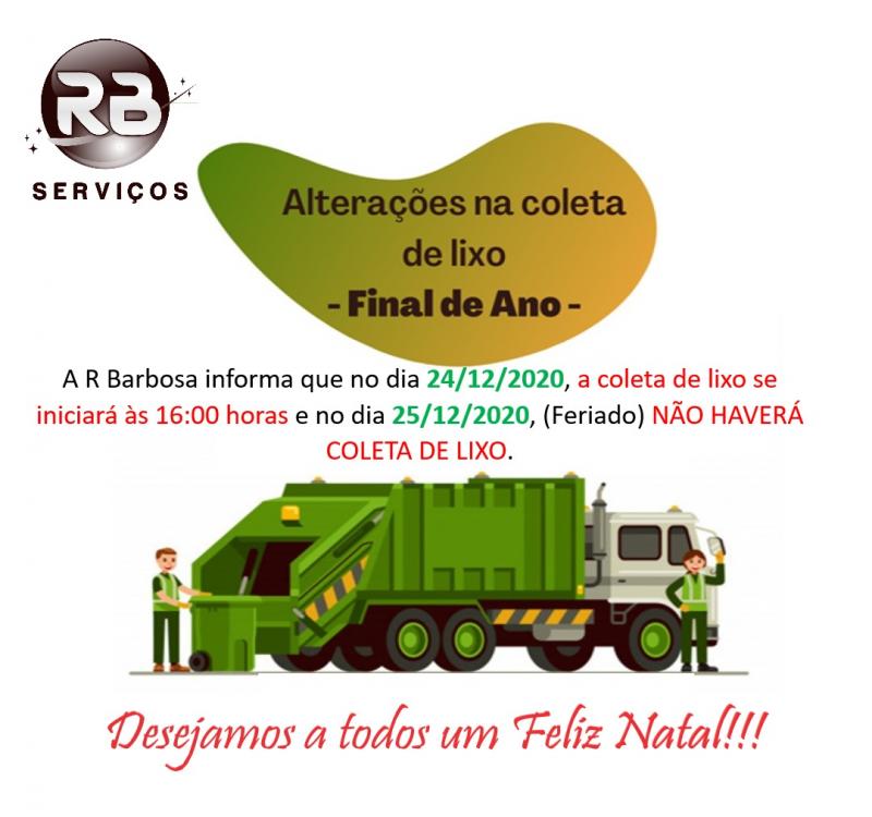 Brumado: Horário de coleta de lixo é alterado devido a feriado de Natal