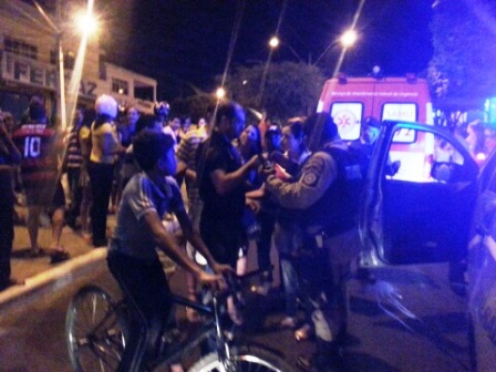 Após sair da missa mulher é atropelada e sofre fratura exposta 