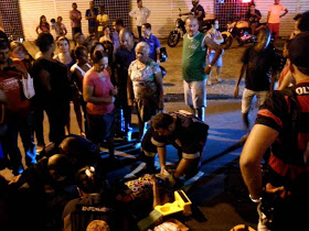 VALDIRA FOI ATROPELADA NA AVENIDA CENTENÁRIO