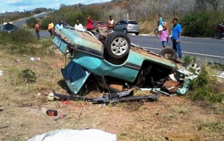 Grave Acidente deixa 03 (Três) mortos na BA-120