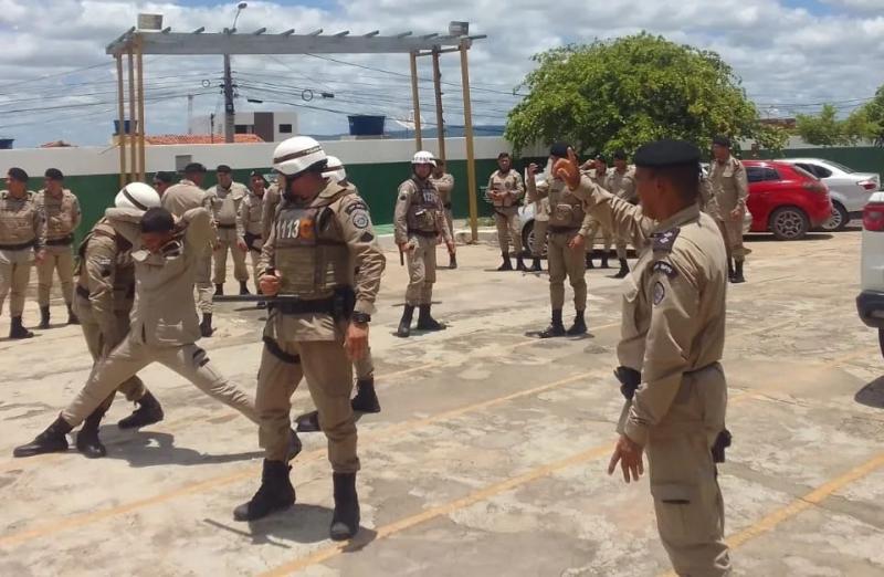 24º Batalhão de Polícia Militar de Brumado realiza Instrução visando a Operação Carnaval 2024