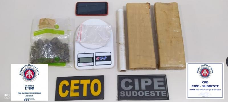 Homem é preso em flagrante por tráfico de drogas em Guanambi