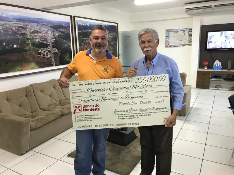 Brumado: Câmara de Vereadores devolve mais de meio milhão de reais para o município