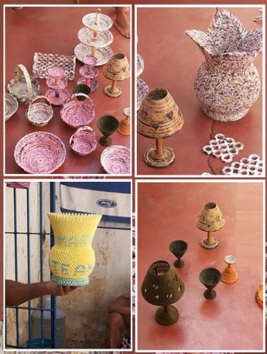 Detentos mostram criatividade confeccionando artigos artesanais