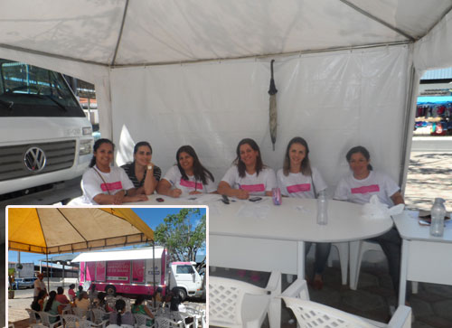 350 mamografias já foram realizadas na unidade do Rastreamento do Câncer de Mama