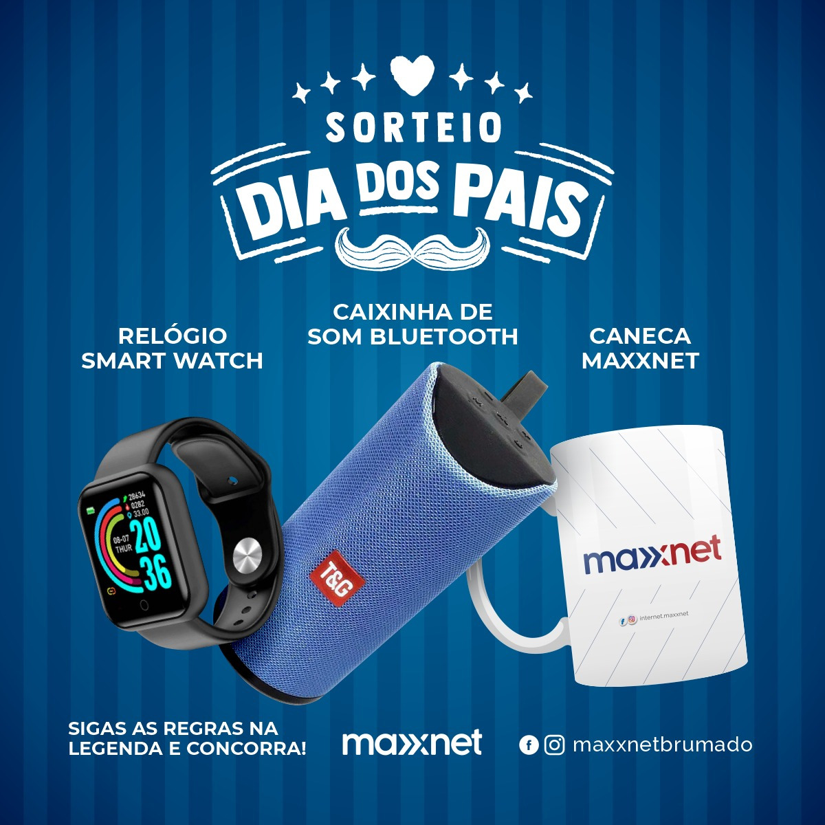 Maxx Net está realizando sorteio para o dia dos pais