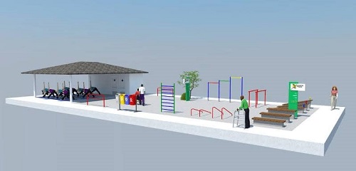 ACADEMIA DA SAÚDE SERÁ INSTALADA EM PRAÇA DE GUAJERU