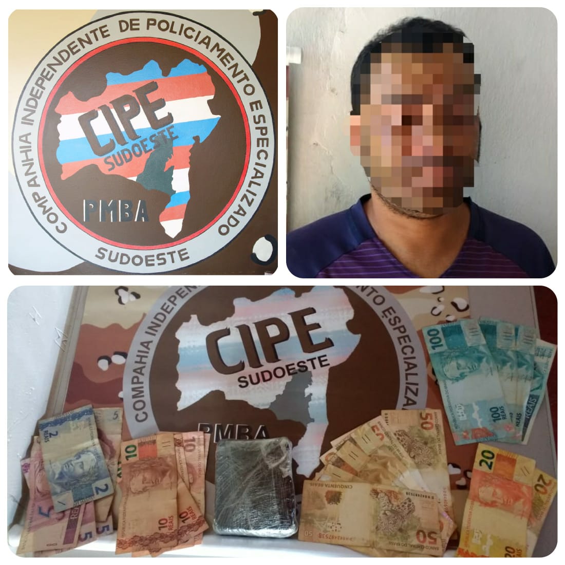 Dois homens são presos pela CAESG por envolvimento no tráfico de drogas em Aracatu