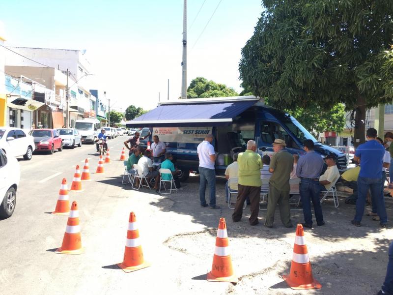Caravana SEST/SENAT é realizada em Brumado em parceria com a Superintendência Municipal de Trânsito