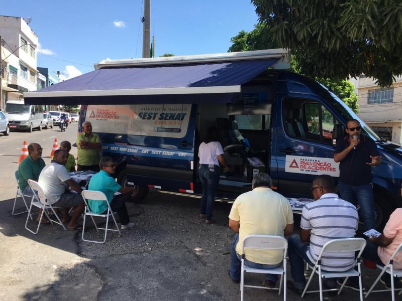 Caravana SEST/SENAT é realizada em Brumado em parceria com a Superintendência Municipal de Trânsito