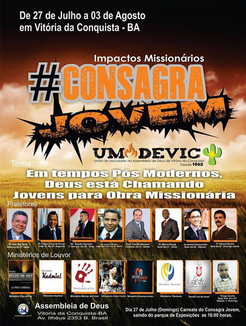 Consagra Jovem na Assembleia de Deus