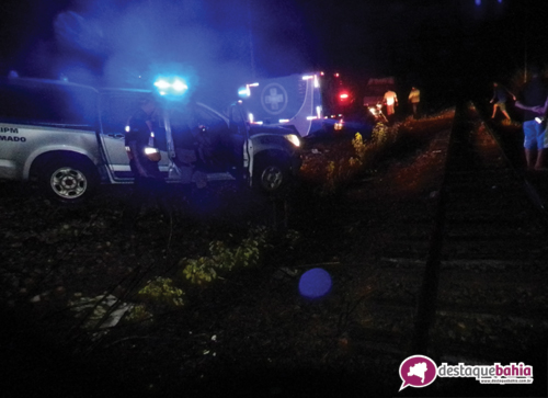 Homem morre após sentar-se em linha férrea