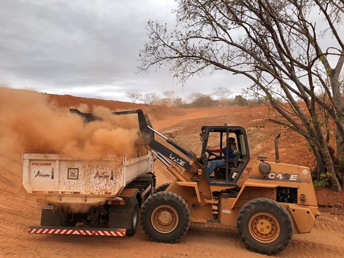 Aracatu: Construção de barragem na localidade de São Luís está em fase final