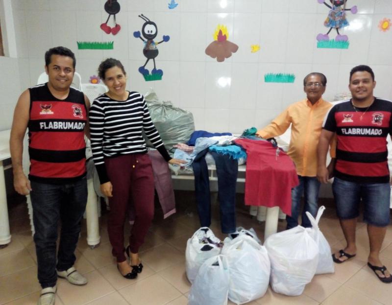 Torcida Flabrumado realizou a terceira Campanha do Agasalho