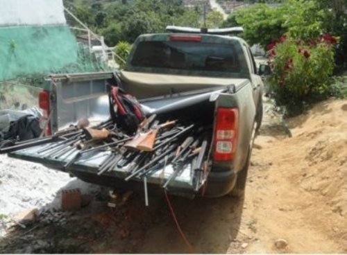 Eunápolis: Companhia Independente de Polícia de Proteção Ambiental apreende 56 armas de fogo