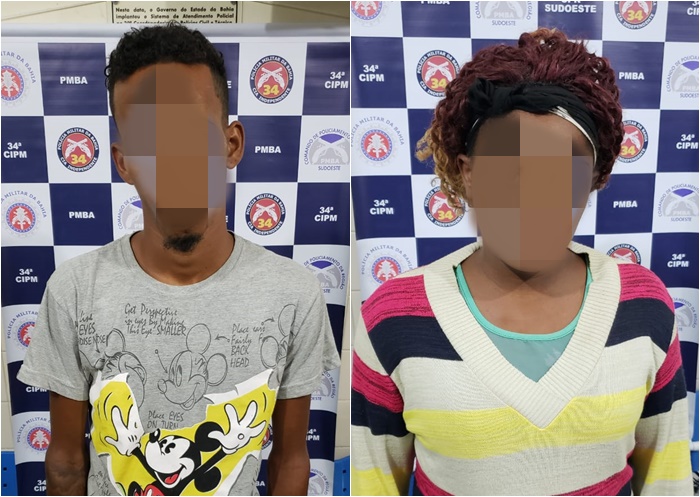 Ibicoara: Polícia prende duas pessoas com drogas e arma no distrito de Cascavel