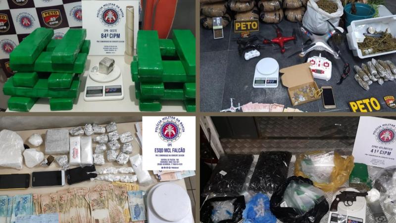 Vitória da Conquista: Família envolvida com tráfico de drogas é desarticulada; casos ocorreram também em ouras cidades 