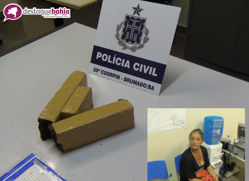 Drogas que seriam levadas para Paramirim são apreendidas em Brumado.