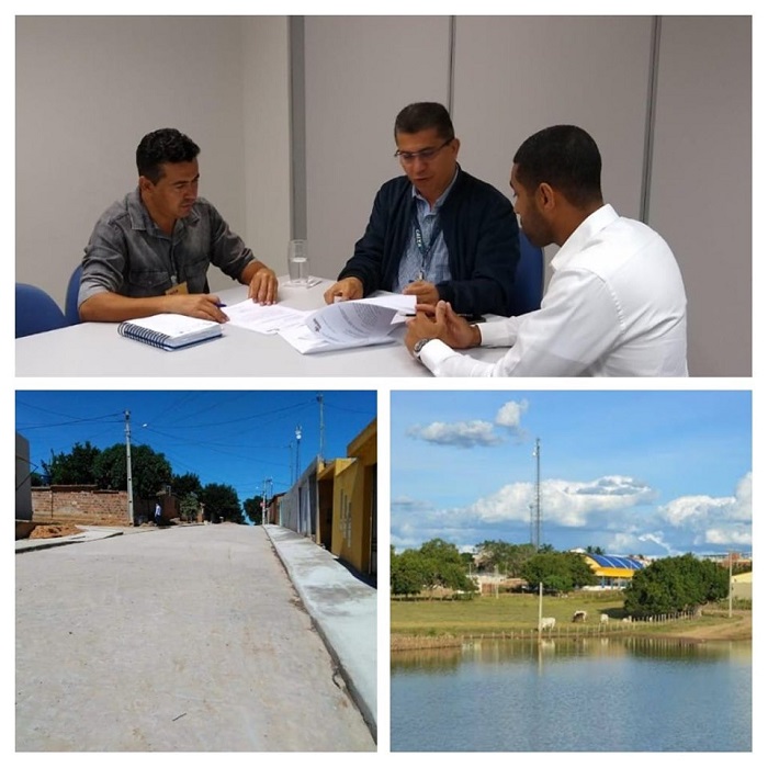 Prefeito Gil Rocha reúne com gerente do GIGOV na Caixa para viabilizar obras conveniadas