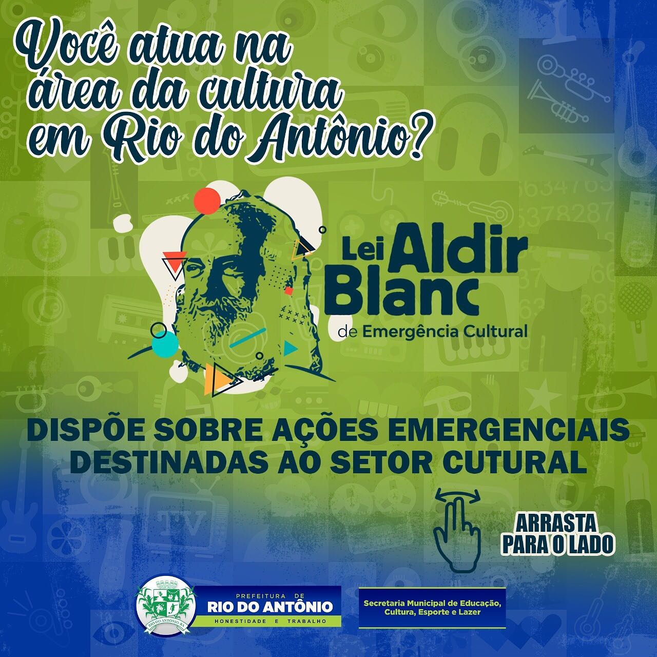 Aldir Blanc: Prefeitura de Rio do Antônio abre credenciamento para artistas e instituições culturais