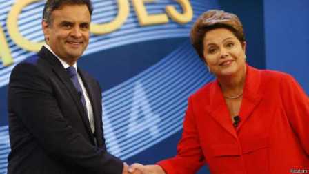 Aécio e Dilma se encontraram pela última vez para tentar 'convencer' indecisos 