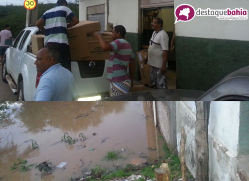 Nível da Água do Rio do Antônio Sobe, moradores e comerciantes já começam evacuar das suas margens