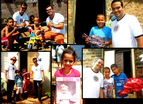 Loja Maçônica Manoel Carvalho entregou presentes neste Natal