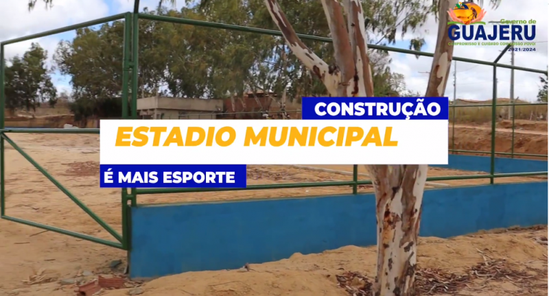 Segue em estado avançado as obras do estádio municipal de Guajeru