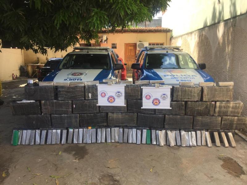 PM apreende carregamento de maconha avaliado em R$ 5 milhões na região Sudoeste da Bahia