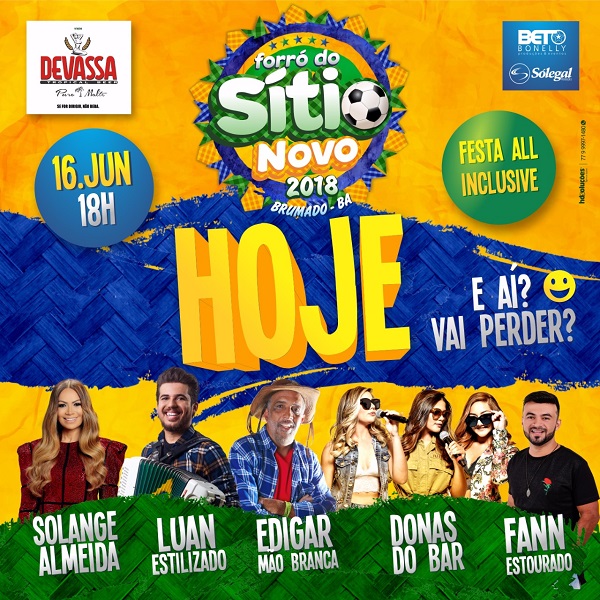 Chegou o grande dia: o Forró do Sítio Novo é hoje!