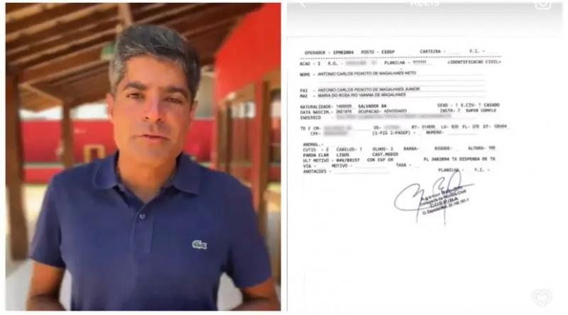 ACM Neto apresenta documento oficial em que é declarado pardo e critica hipocrisia de adversários