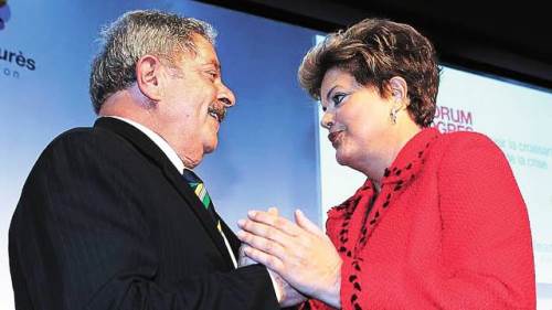 Dilma manda parabéns a Lula pelo Twitter
