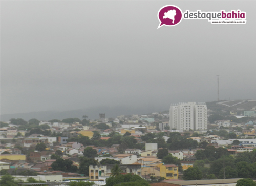 Depois de muito calor o clima muda com a leve chuva que tem caído