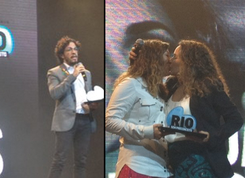 Beijo lésbico e dedicação á prostituta são destaque do Prêmio Rio Sem Preconceito