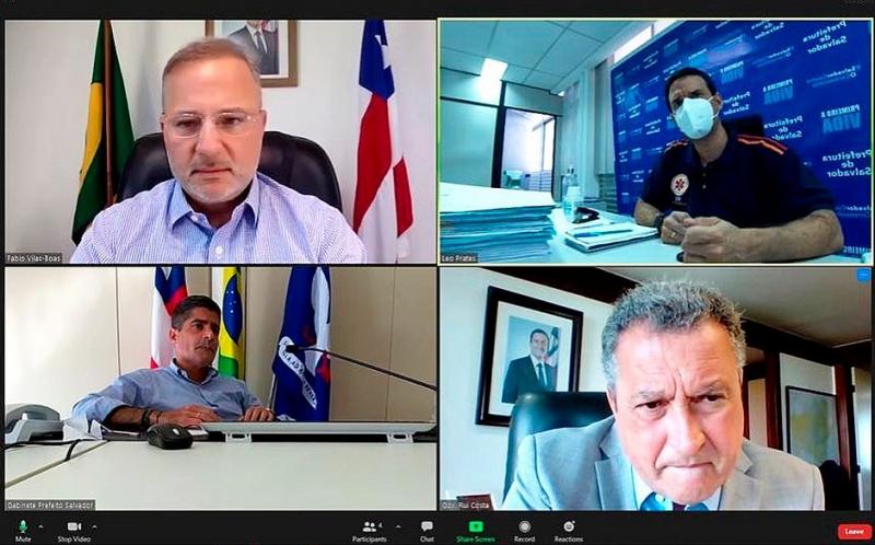 Em reunião, Governo do Estado e Prefeitura de Salvador debateram retorno das aulas presenciais
